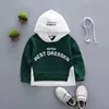 Spring Autumn Children Clothes Baby Boys Girls Cotton Leisure Hooded Sweatshirts Kids Letter Blouse Hoodies Tops For 0-5 Years 1
