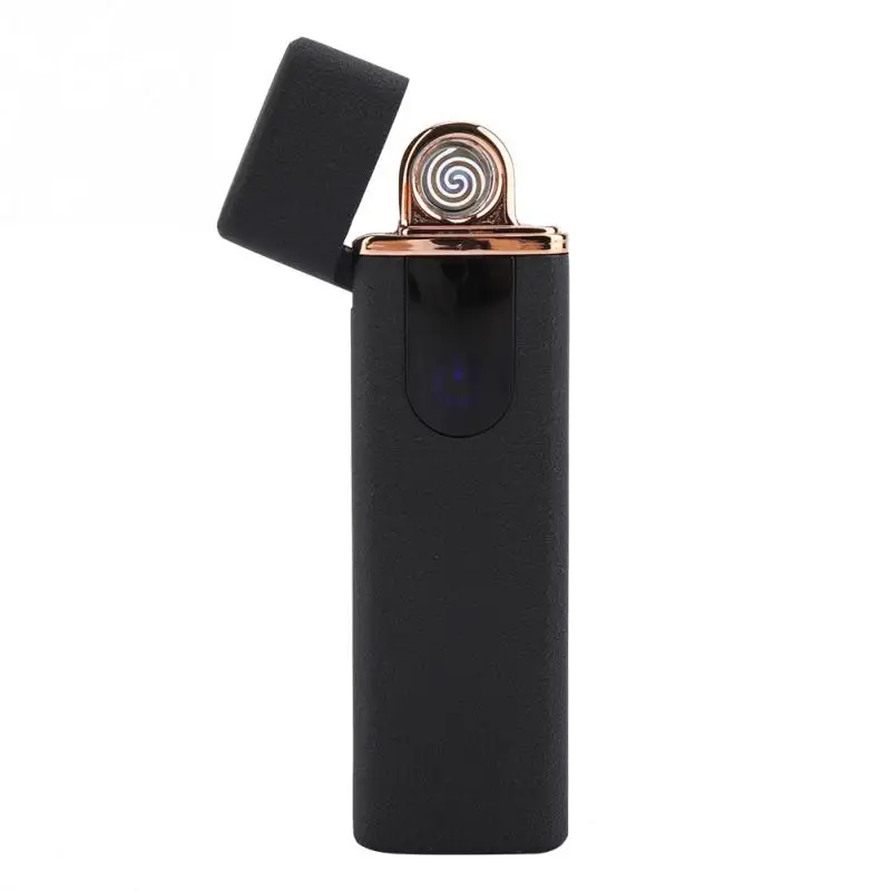 3 цвета джентльменская Мода Электронная беспламенная зажигалка ветрозащитный негорящий перезаряжаемая Электронная зажигалка для курения