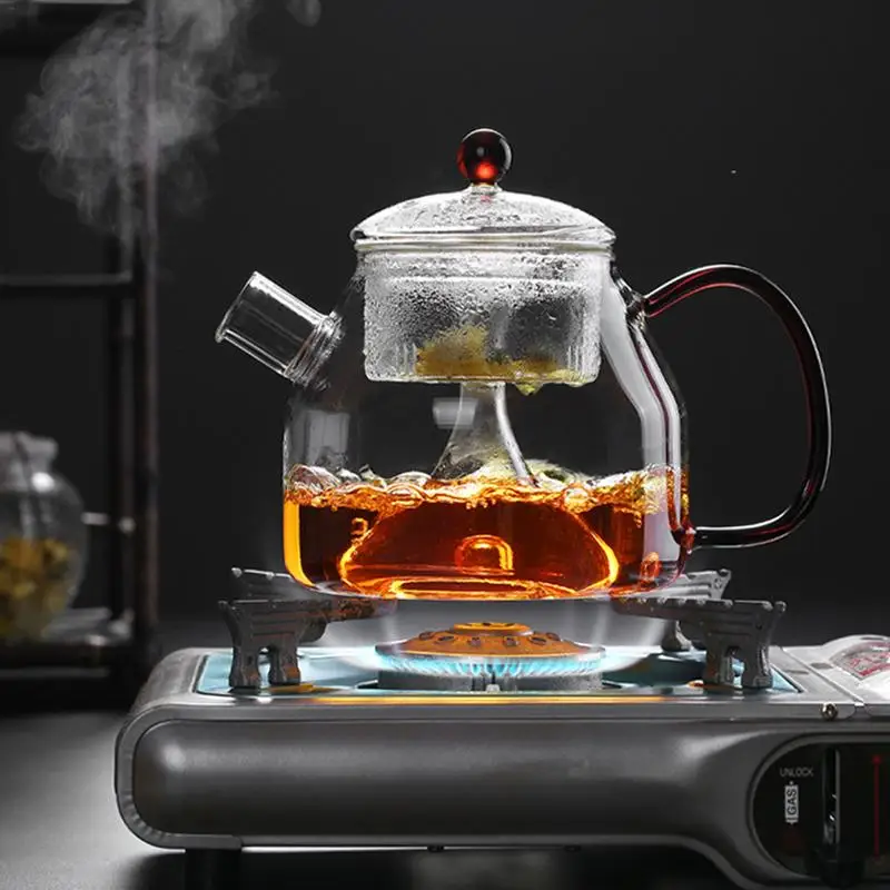 1200ml Large capacity Glass Steamed Glass Steaming Tea Set Glass