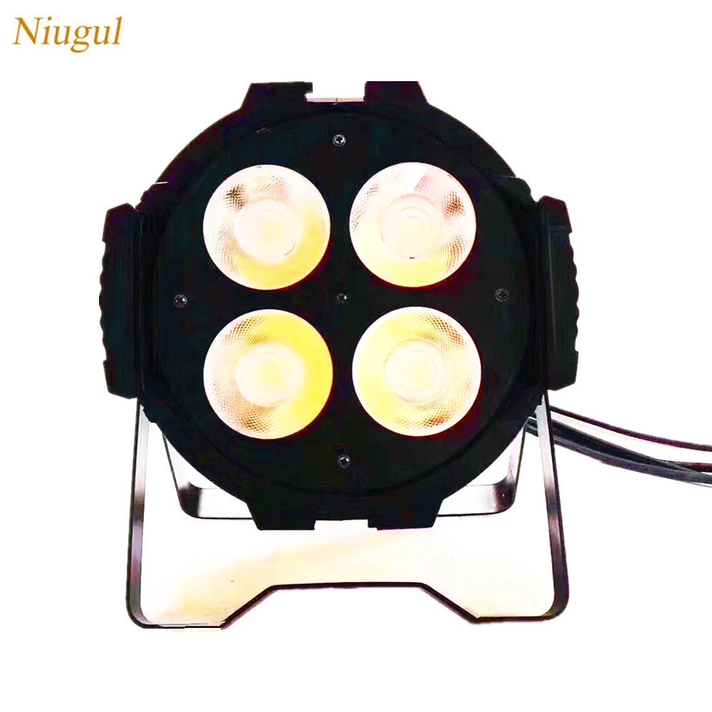 4 глаза 200 Вт COB LED Par свет/4x50 теплый + холодный белый эффект стирки сценическое