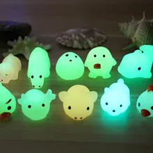 5 шт. милые домашние животные светящиеся Антистресс мяч игрушки печать с животными нежный кластер флуоресценции декомпрессии защемления Гло игрушки