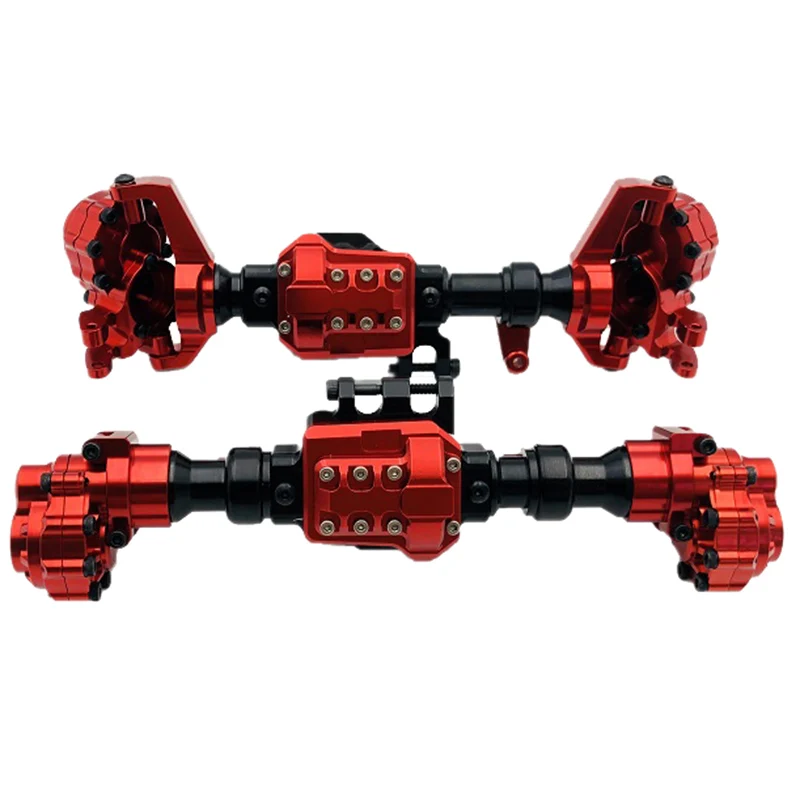 

Hot AMS-1/10 RC Car Accessory Aluminum Front Rear Axle Housing For Traxxas -4 Crawler
