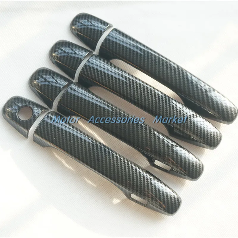 

Sport Style Carbon Fiber Print Door Handle Cover Trim For Subaru LEVORG WRX 2015 2016 2017 2018