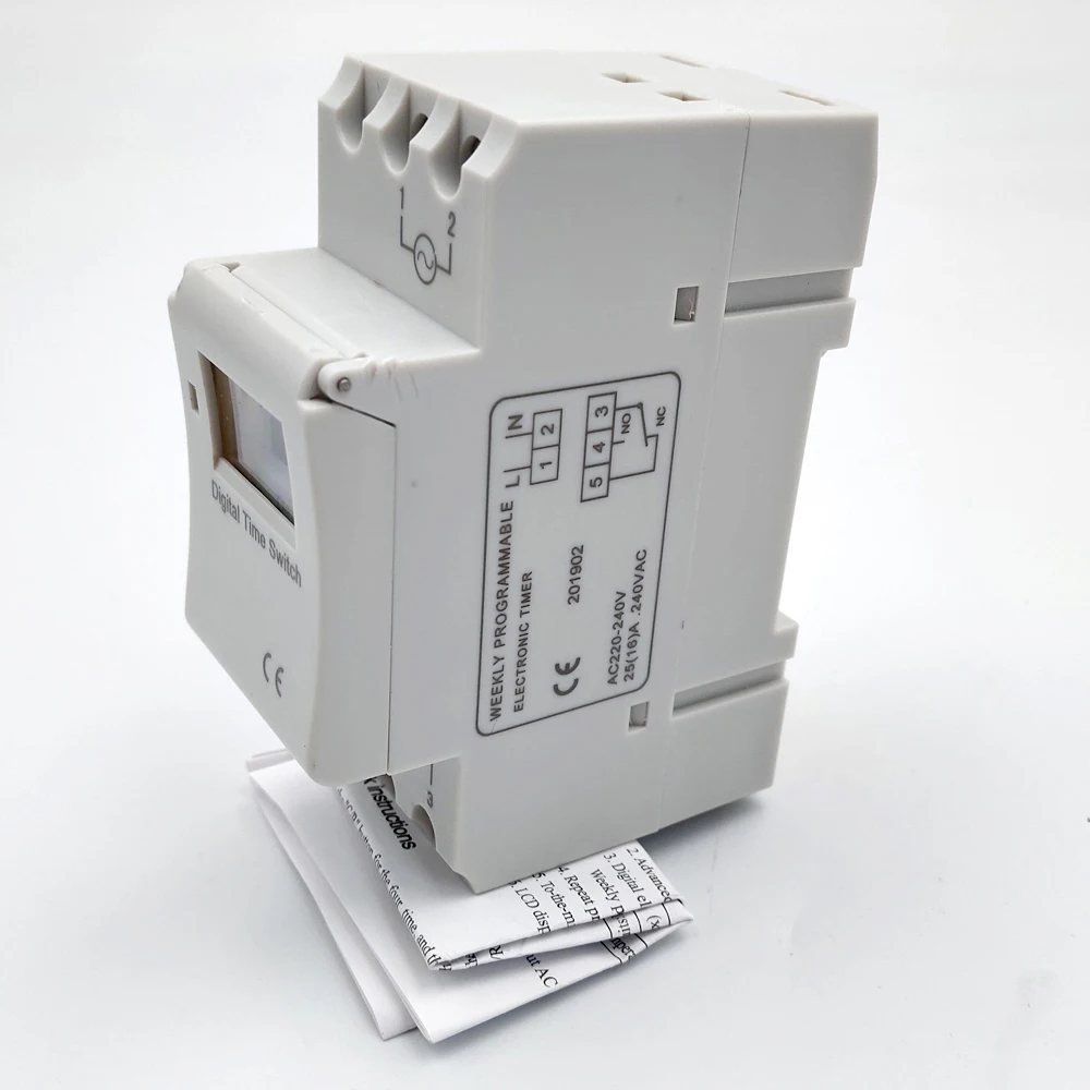 AC 12V 24V 110V 220V цифровой LCD Таймер питания программируемый реле времени 15A|Таймеры| |