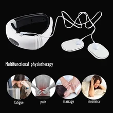 Neck Physiotherapy Massager Cervical Massager Electromagnetic Shock Pulse Cervical Physical Therapy Instrument Multifunction