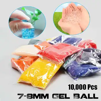 

7-8 mm 10000Pcs Crystal Bullets Water Ammo Beads For Gel Ball Guns Blasters Toy Water Guns Ammo Shotting Bullets