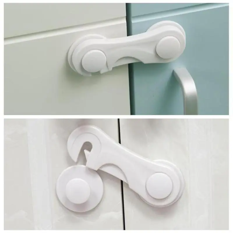 

Baby Cabinet Safety Locks Multi-function Child Draw Lock Children Security Protection for Closet Cabinet Wardrobe Gifts 5pcs/set