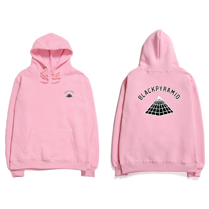 Hot Sale BLACK PYRAMID Trendy Hoodies Men Chris Brown Street Style Long Sleeve Sweatshirt Justin Bieber Stranger Hoody