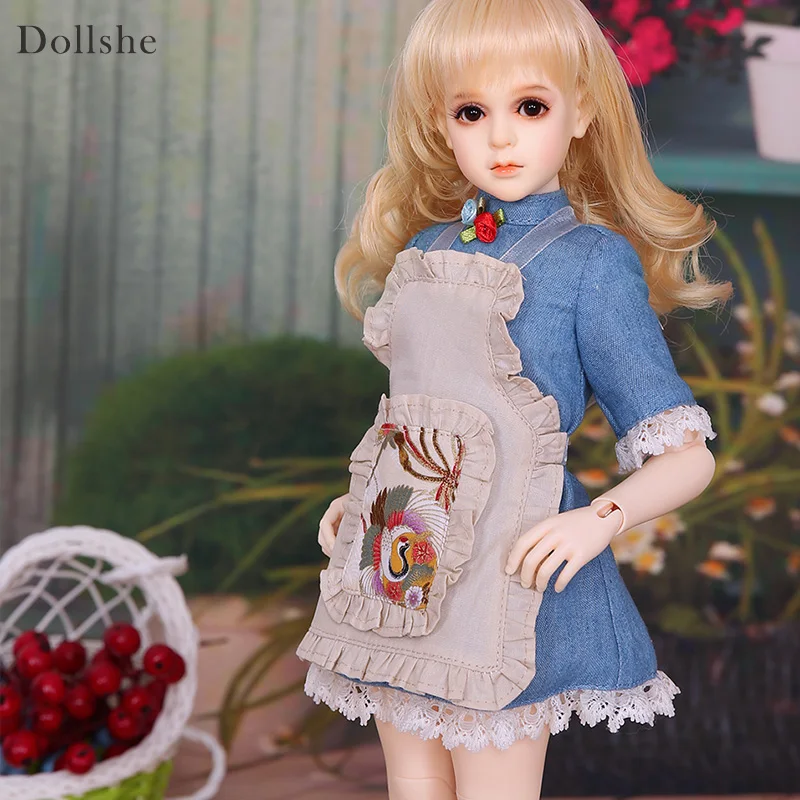 BJD куклы Dollshe Rosa Classic 1/4 6 г довольно невинная высокое качество девушка из смолы игрушки лучший подарок DS Oueneifs