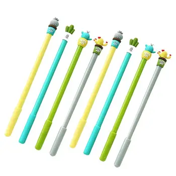 

Fashion Cute Colorful Kawaii Lovely Cartoon Novelty Creative Botany Plant Cactus Gel Ink Rollerball Pens Gel Ball Pens Office