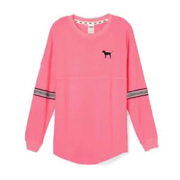 

Fashion Women Casual Shirts Loose O Neck Long Sleeve Letter Solid Blouse Spring Summer New