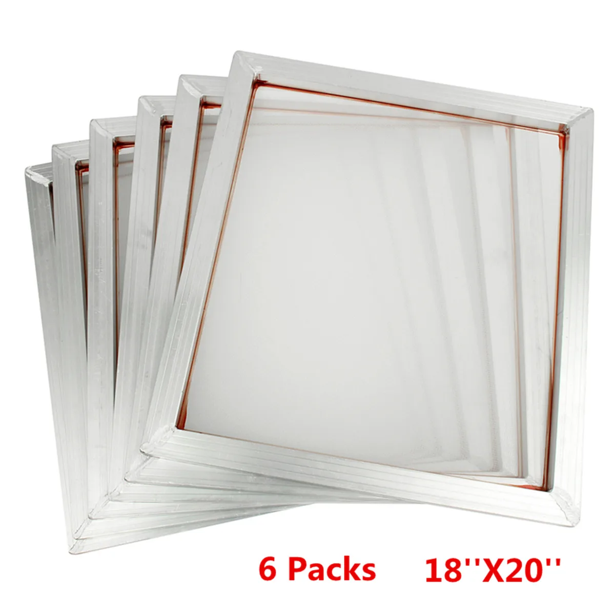 6 шт. 45x50 см Алюминиевая рамка шелкография пресс рамка 110 белая сетка для высокоточных печатных плат