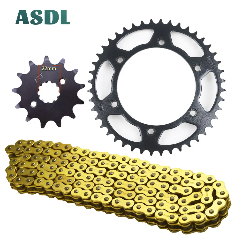 

520H 13T 44T Motorcycle Best Transmission Drive Chain and front rear sprocket set for HONDA XL250 M N P2 DegreeMD26 XL 250 13 44