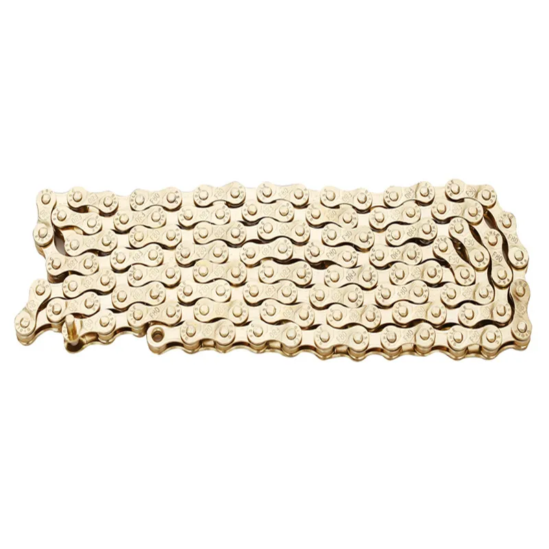 

Light weight 6/7/8 speed road mtb mountain bike bicycle chains 18/21/24 Speed 116Links Gold Colo Chains