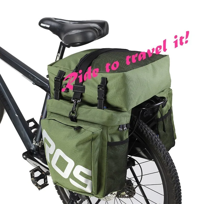 

Genuine Original Multifunctional Bicycle Rear Seat Bags Waterproof Nylon Road Bike Luggage Storage Big Trunk bag Large Capacity