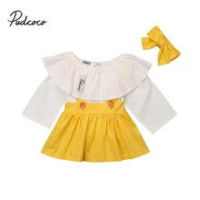 3CPS Trendy Newborn Baby Girls Party Princess Outfits Kids Tops Shirt Tutu Dress Skirt Clothes 3CPS Trendy Newborn Baby Girls Party Princess Outfits Kids Tops Shirt Tutu Dress Skirt Clothes