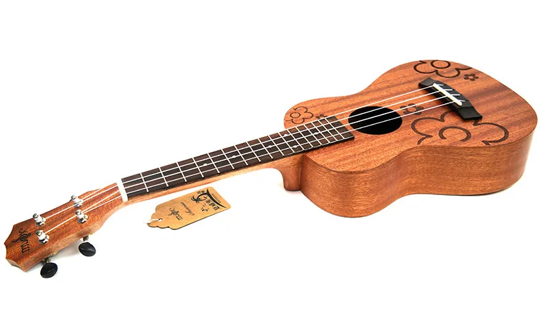 

23 Inch Uicker In In Ukulele Vuk Lily Hawaii Four Stringed Instrument Small Guitar Sand Billy Flower Fund