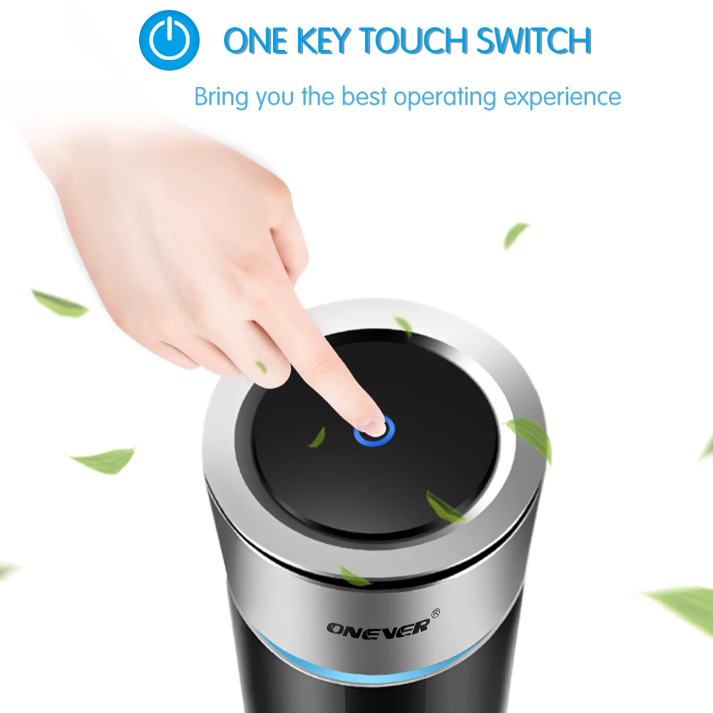 

Car Ozone Ionic Air Purifier Air Cleaner Remove Smoke Odor Bacteria Mini Purifier Function with Car Phone Charger