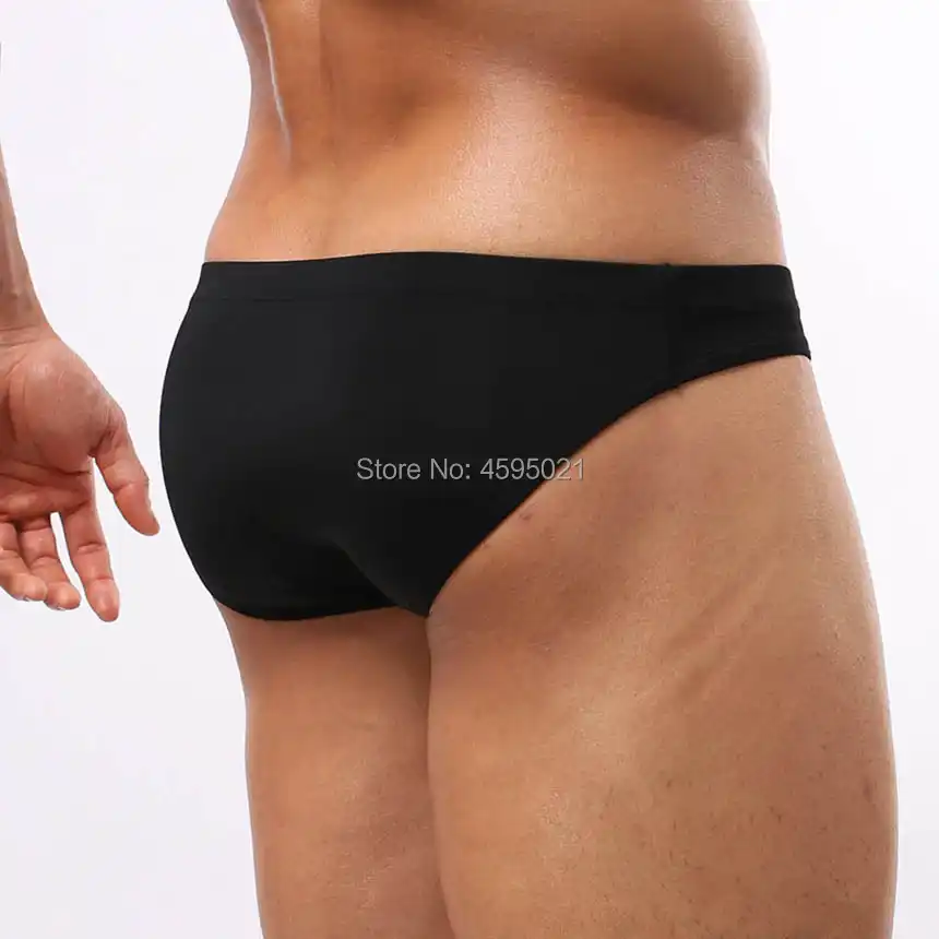 Manner Bikini Slip Jungs Weiche Glatte Mini Unterwasche Pouch Licht Tag Tragen Kurze Hosen Slips Aliexpress