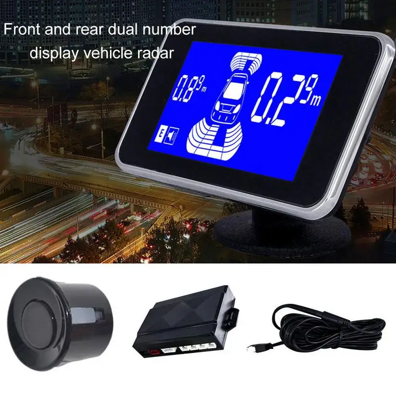 

4/6/8 Sensors LED Display/ LCD Display /Buzzer 22mm Car Parking Sensor Kit Reverse Backup Car Parking Radar Monitor