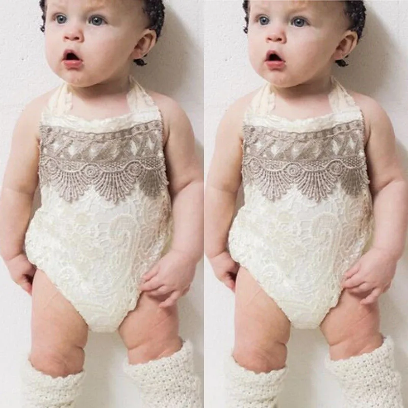 Summer Princess Newborn Cute Baby Girl Lace Bodysuit Bebe AliExpress