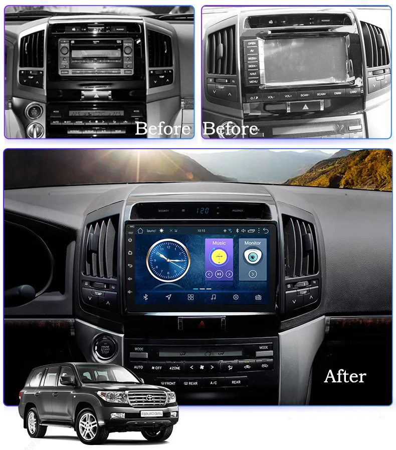 Best 10.1 inch Android 8.1 Car DVD GPS for Toyota land cruiser 2007-2012 Navigation System Stereo Audio Radio Video Bluetooth 1 Best 10.1 inch Android 8.1 Car DVD GPS for Toyota land cruiser 2007-2012 Navigation System Stereo Audio Radio Video Bluetooth 1