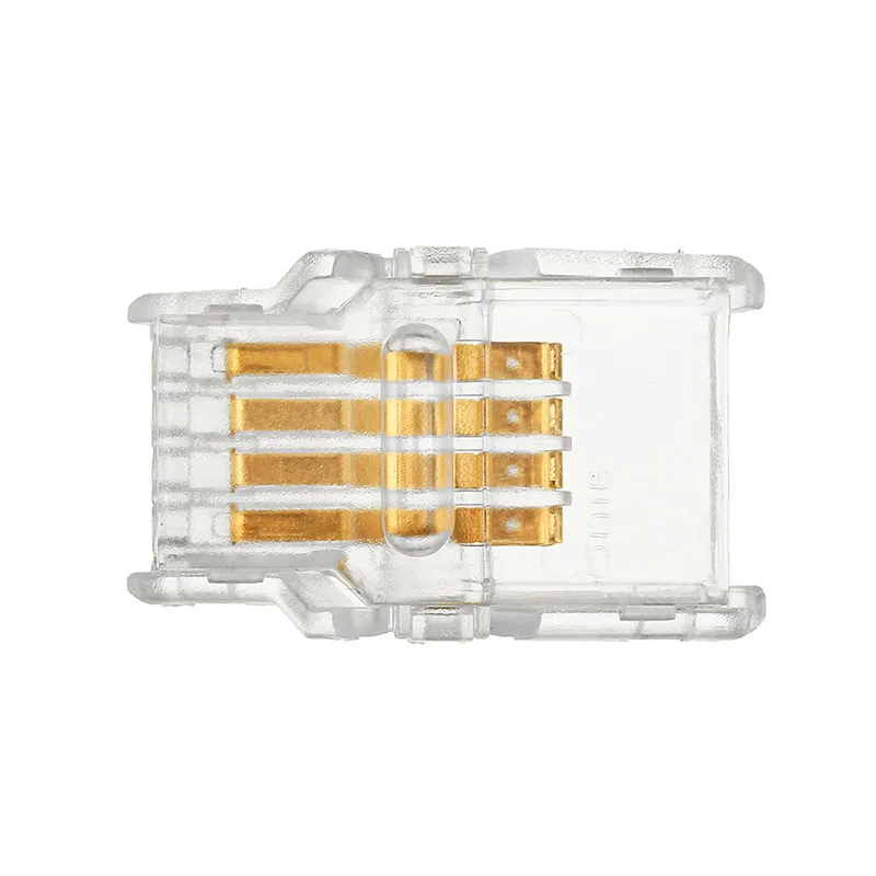 

CLAITE Quick Connection 10PCS 4Pin 10MM Board to Board Board to Wire Connector for Waterproof RGB LED Strip Light