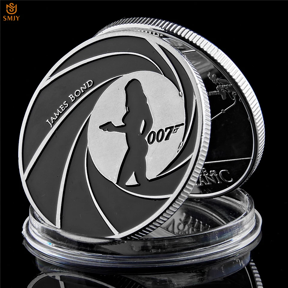 

007 James Bond Movie Star Daniel Craig Replica Gold World Celebrity Coin Value