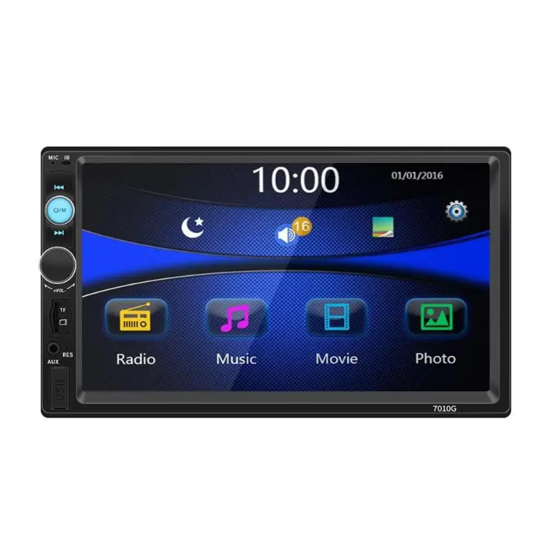 

7010G 7in Car Stereo MP5 Player GPS Navigation Bluetooth FM Radio Head Unit