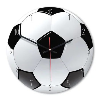 

JEYL Home Decorative Wall Clock Sport Style Wooden Wall Clock Living Room Bedroom Kids Room Clock