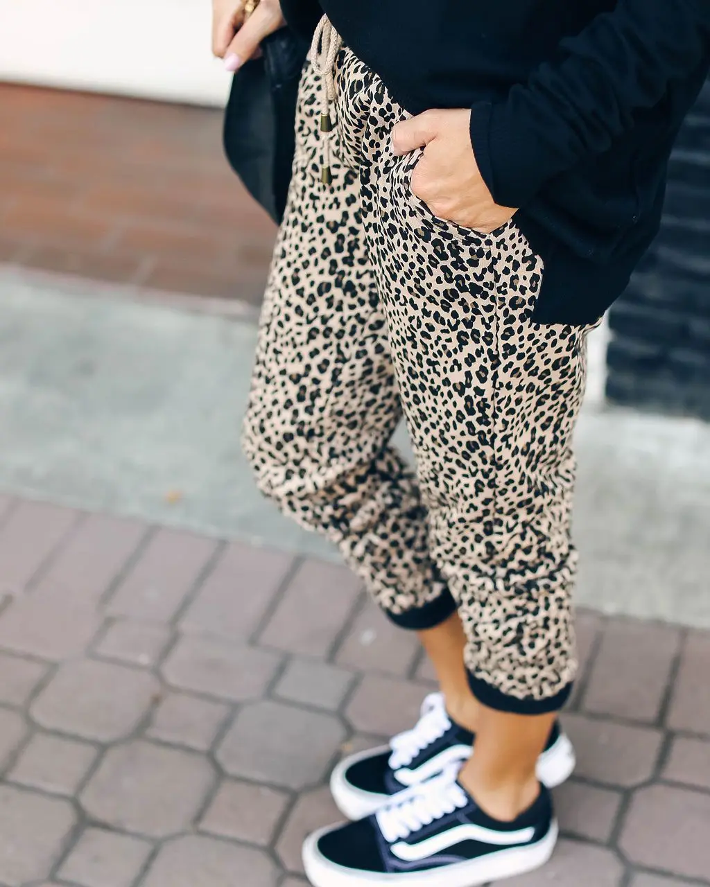 reflective iridescent joggers