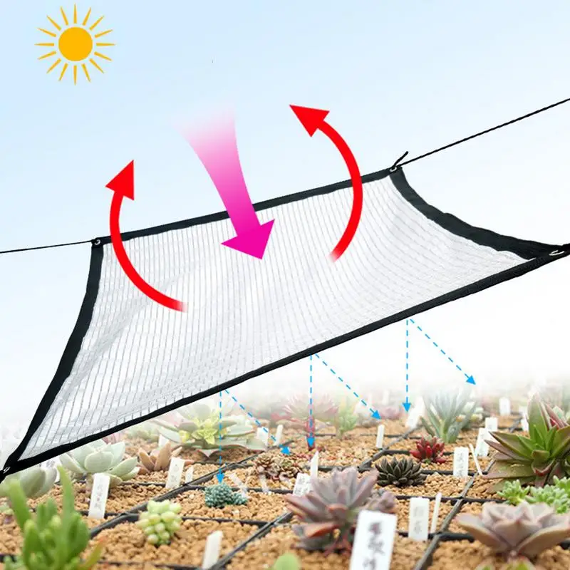 Светоотражающая алюминиевая фольга теневая сетка Солнцезащитная наклейка Серебряная крыша Солнцезащитная комната мятая садовая охлаждающая тени сеть для отправки веревки
