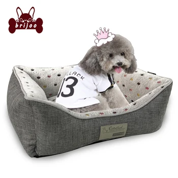 

Soft Fleece Cotton Pet Dog Bed Cushion Spot Print Large Small Breed Dog Beds For Labrador Golden Retriever Winter Dog Bed House