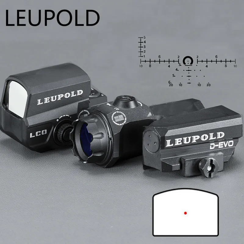 

D-EVO Dual-Enhanced View Optic Reticle Rifle Scope Magnifier with LCO Red Dot Sight Reflex Sight Rifle Sight
