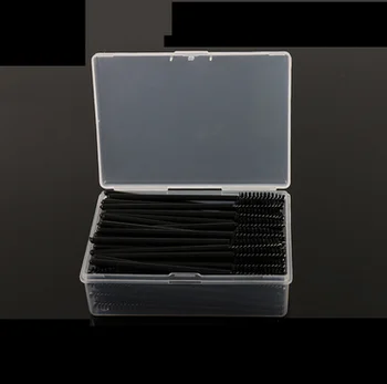 

50boxes Disposable Make up Eyelash Brush Mascara Wands Wand Brush Eye Lash Makeup Brushes Tool with Box fashion