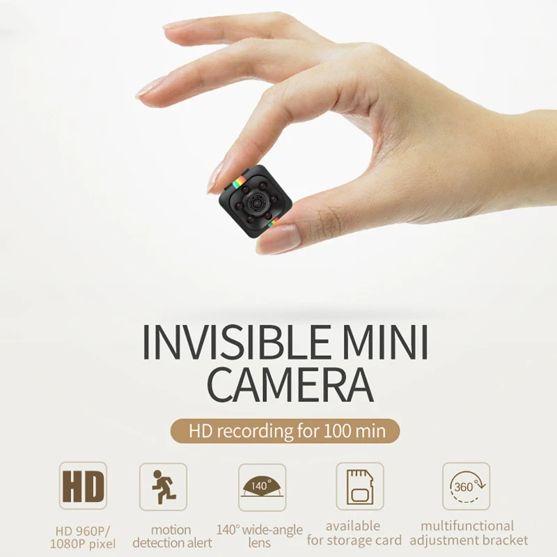 

Utility HD Mini Camera 960P/1080P Sensor Night Vision Camcorder Motion DVR Micro Camera Sport DV Video small Camera cam SQ 11