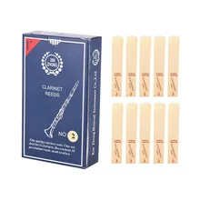 Roseaux de clarinette de niveau Normal G, force pièces/boîte/2.0/ 2.5 pour débutants, pièces d'instruments à vent en bois, 10 3.0