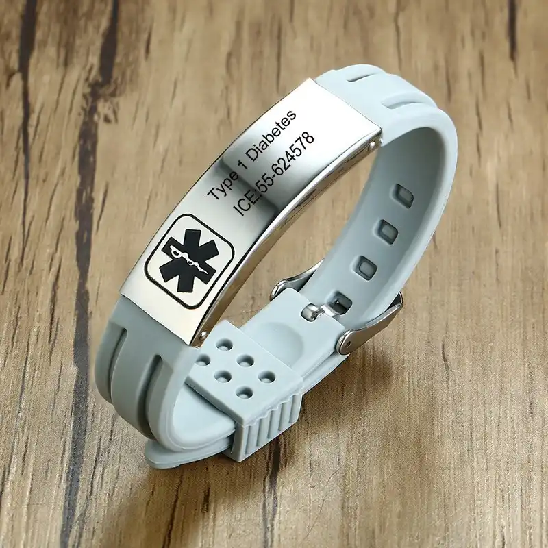 pulsera médica para diabetes tipo 1 para niñas pulsera médica para diabetes tipo 1 para niñas