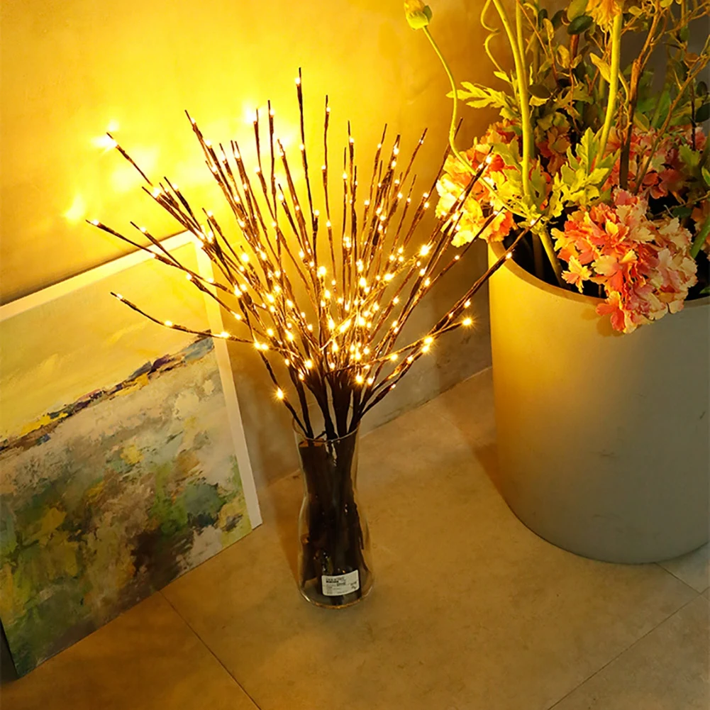 

lamparas LED Simulation Tree Branch String Lights Party Bar Minsyuku Decor Night Light night light for children