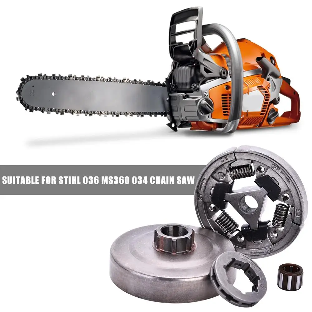 

3/8inch-7 T Clutch Roller Drums Rim Sprockets Bearing For STIHL MS170 MS180 MS210 MS230 MS250 Chainsaws Parts