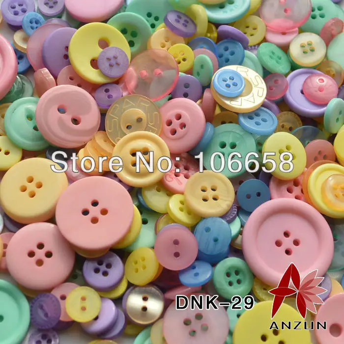 

50g Mixed Button Fashion Buttons for Craft And DIY Button Spring Colours Scrapbooking Easter Day decoration