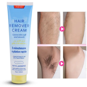 

Lemon Scented Body Hair Removal Cream Unisex Armpit Arms Legs Painless Removal Depilatory Paste