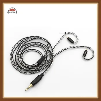 

Okcsc Hifi Earphone Cable Mmcx /2pin 0 .78mm Connector 2 .5mm Balanced Male Plug 3 .5mm Stereo Jack Occ For Shure Westone 1964