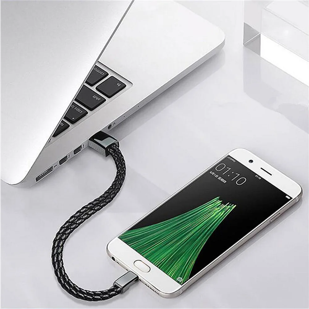  KISSCASE Reise Tragbare Leder Ladegerät Armband Für iPhone 6 6s 7 8 Android Typ-C Telefon Kabel USB