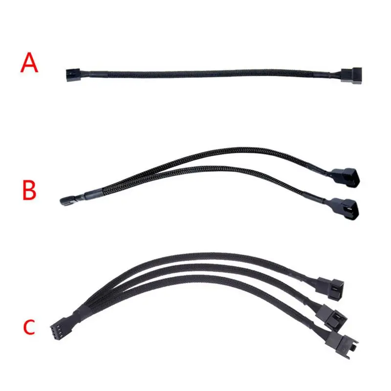 

Mainboard CPU 4-PIN Fan Extension Cable Adapter Computer Case Mainboard 4-PIN Power Cables Connector