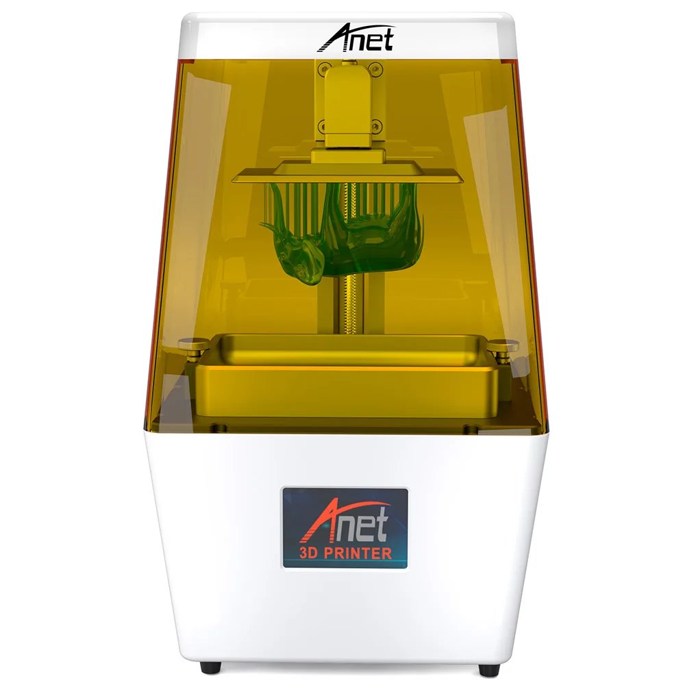 Anet N4 Новый УФ фотоотверждения ЖК 3d принтер машина с 2K HD 3 5 дюймов умный цветной