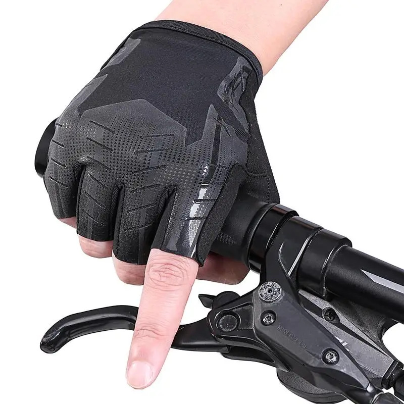 

Half Cycling Finger Cycling Gloves Anti-Slip Gel Bicycle Riding Gloves Anti Slip For MTB Road Mountain Bike Glove Anti Shock