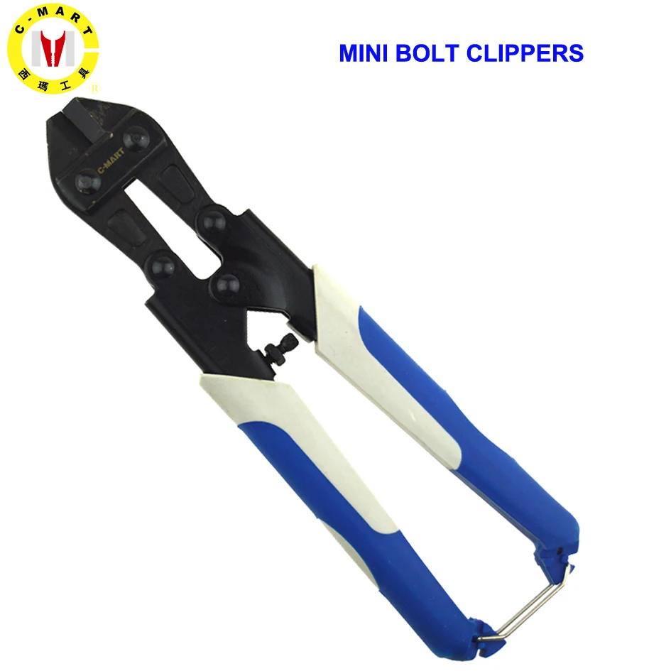 

C-mart 8 Inch Multifuntional Two-color Handle Mini Bolt Cutter Steel Wire Cutting Plier Alloy Steel Plier Cutter Tool