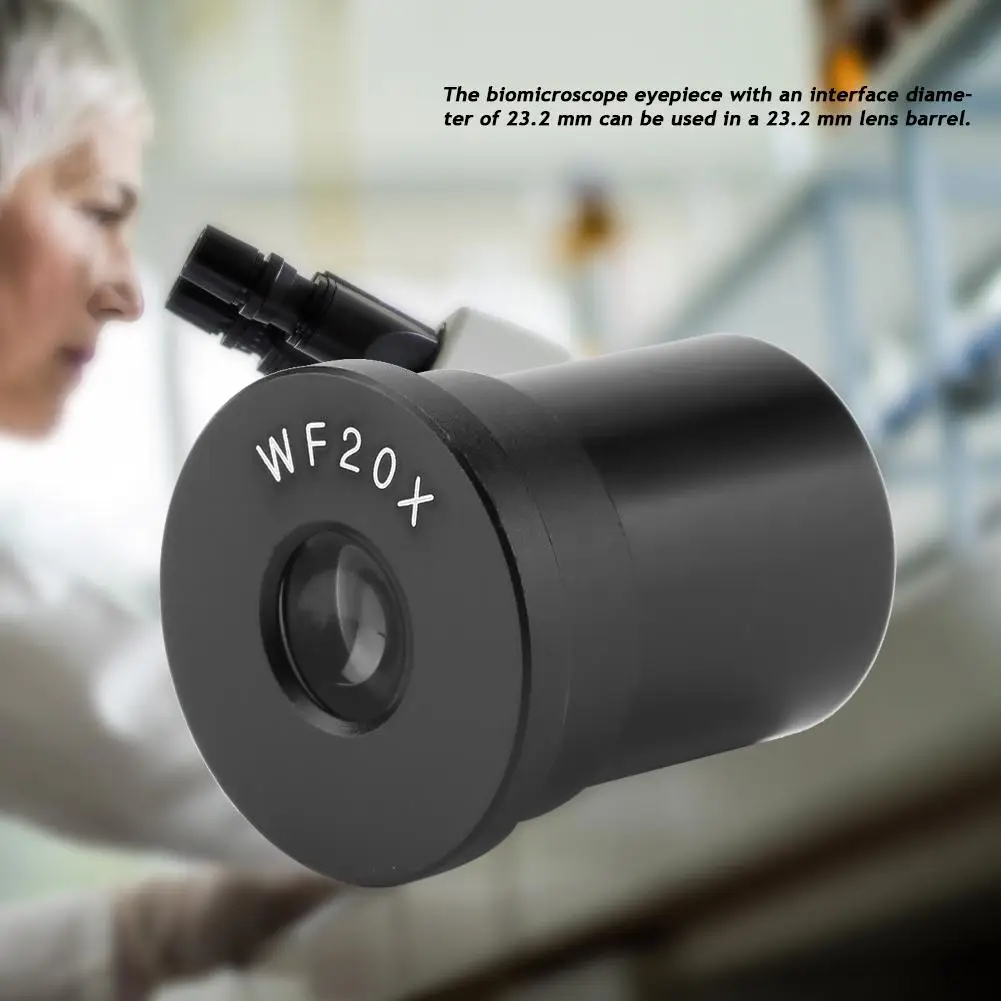 Увеличительный микроскоп DM WF010 WF20X широкоугольный окуляр с интерфейсом диаметром