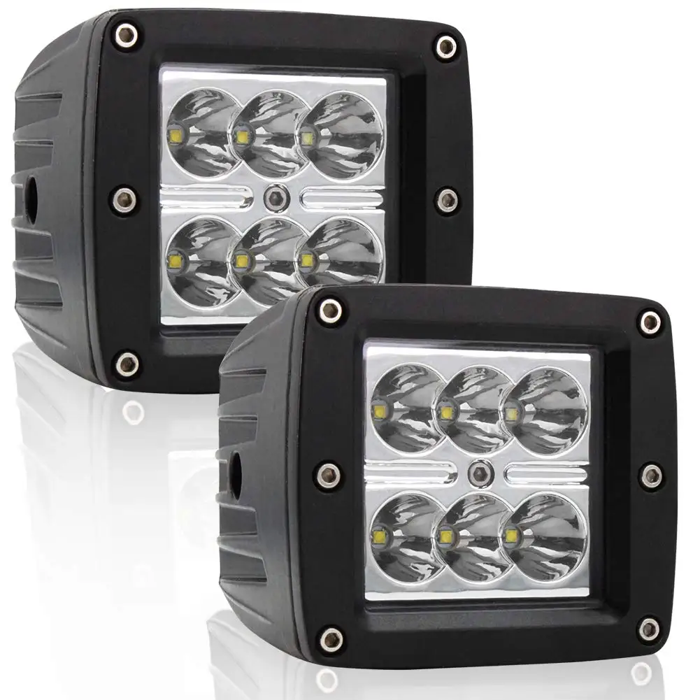 Светодиодный свет Pod кубические огни 3 20-дюймовая световая панель вождения Противотуманные фары C РЗЭ 12 В 24 Вт для мотовездеход грузовики